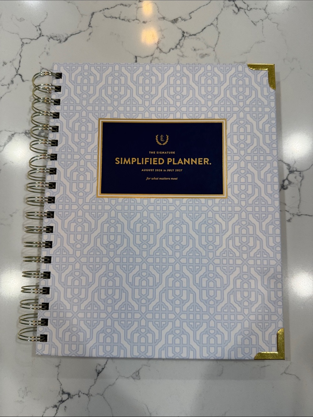 Emily Ley Daily Simplified Planner Spiraled August 2026-July 2027